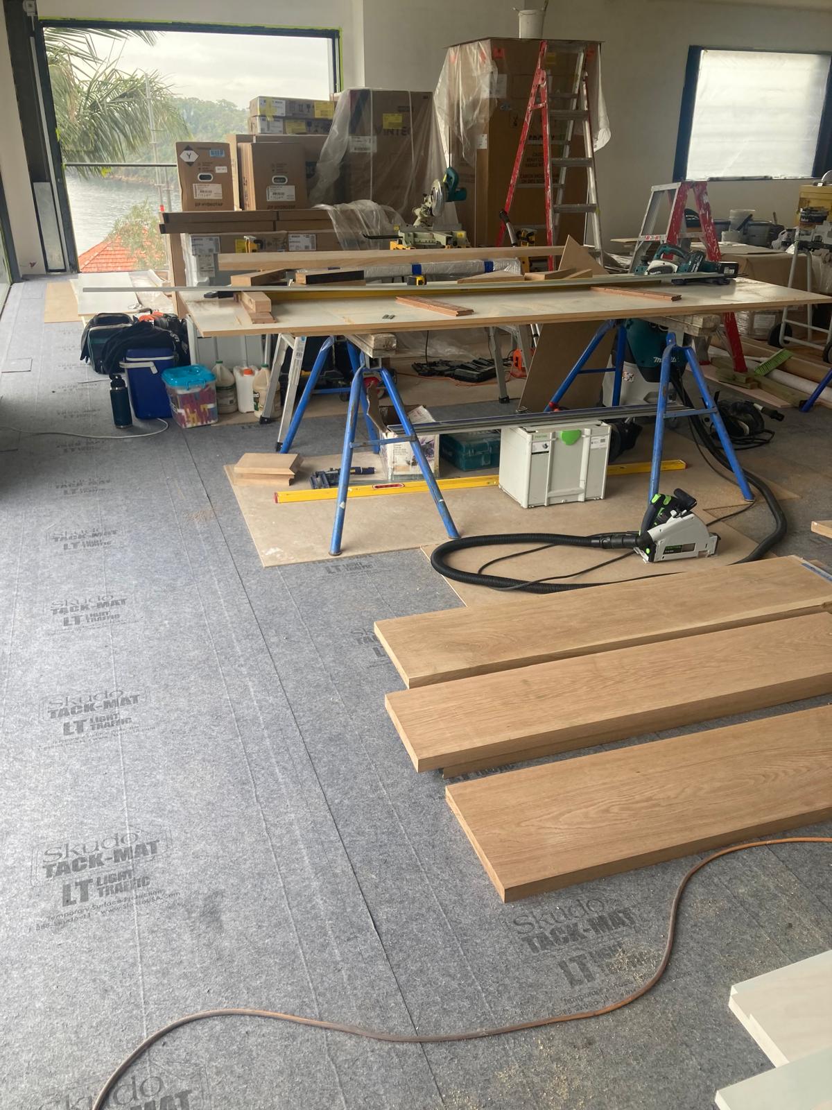 Engineered timber flooring in McMahon's Point