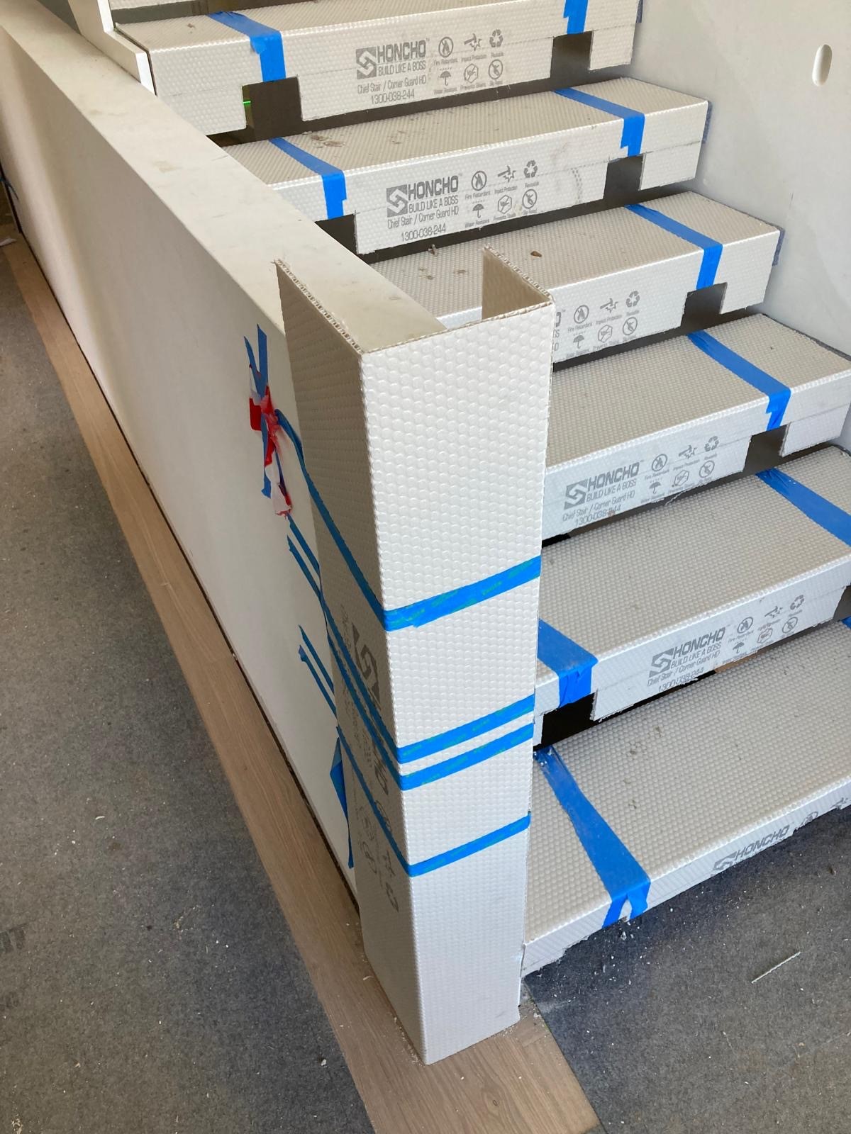 Stair protection in Castlecrag