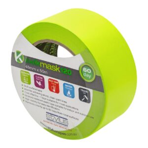 Kwikmask 120T Green 60 Day Washi Tape (3 x Roll Pack) product image 1